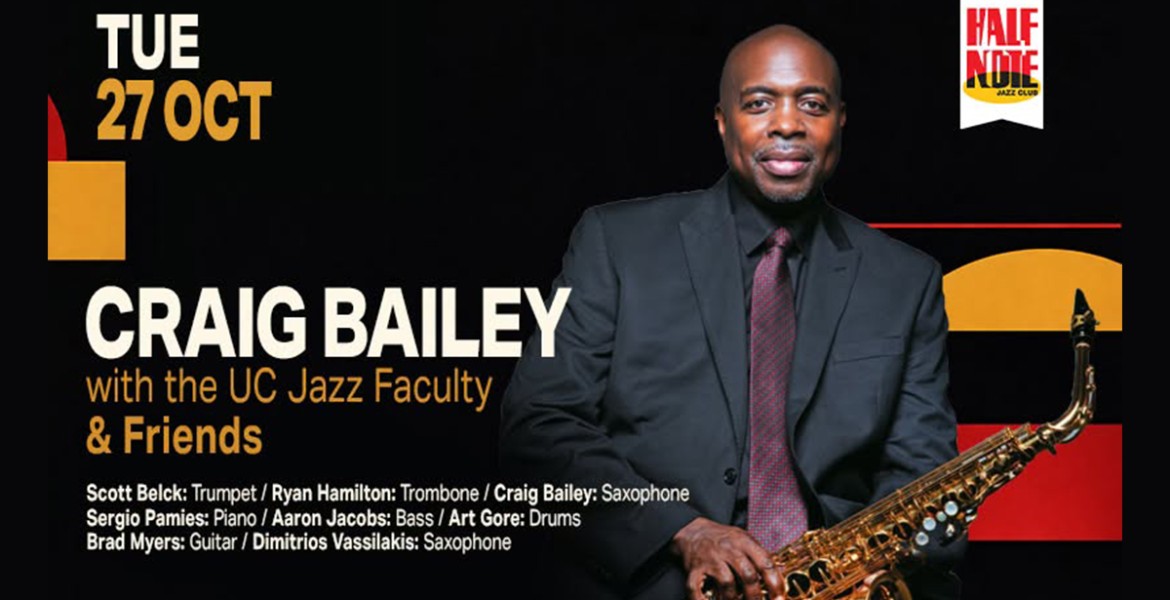 Craig Bailey with the UC Jazz Faculty & Friends